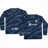 Maglia FC Barcellona Portiere Manica Lunga 2023-2024 Negro